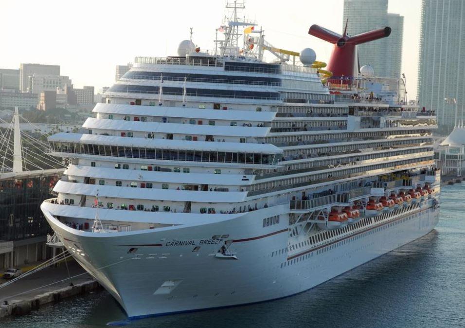 Carnival Breeze Itinerary Schedule, Current Position CruiseMapper