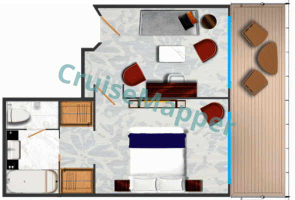 Star Seeker 2-Room Classic Suite  floor plan