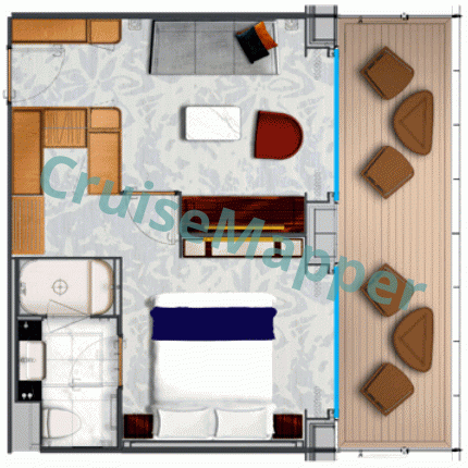 Star Seeker 2-Room Deluxe Suite  floor plan