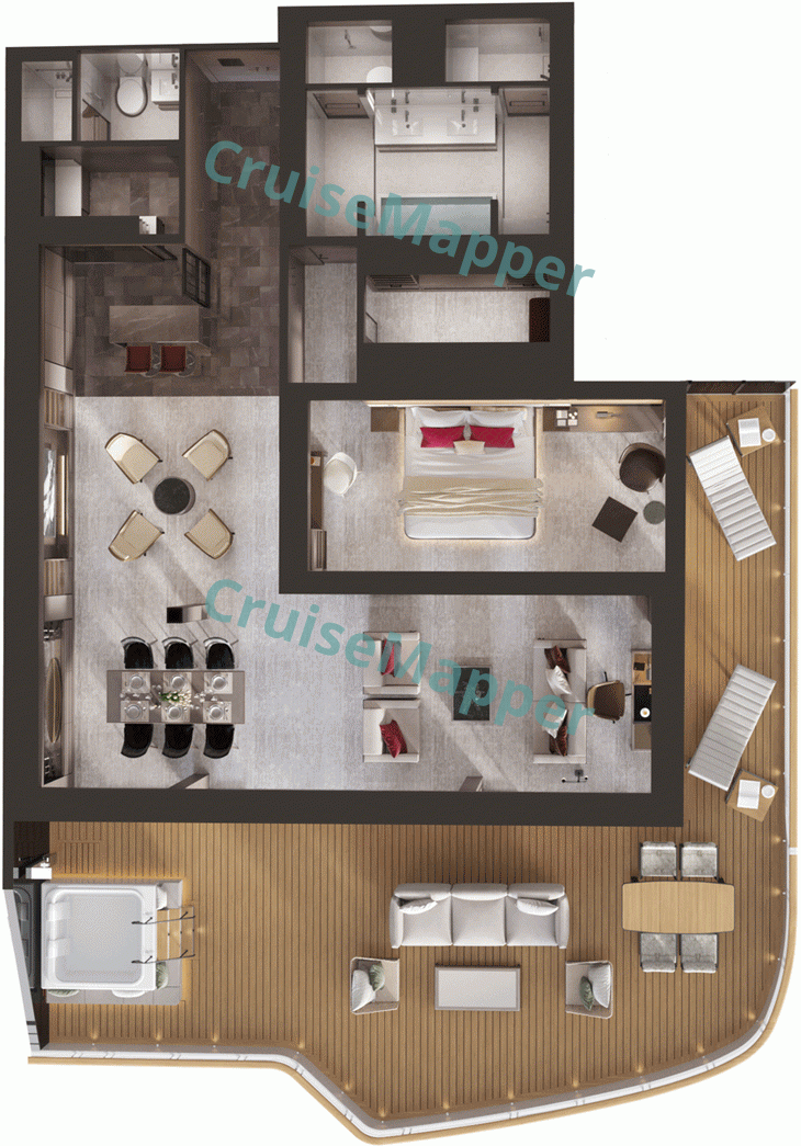 Ritz-Carlton Evrima deck plan