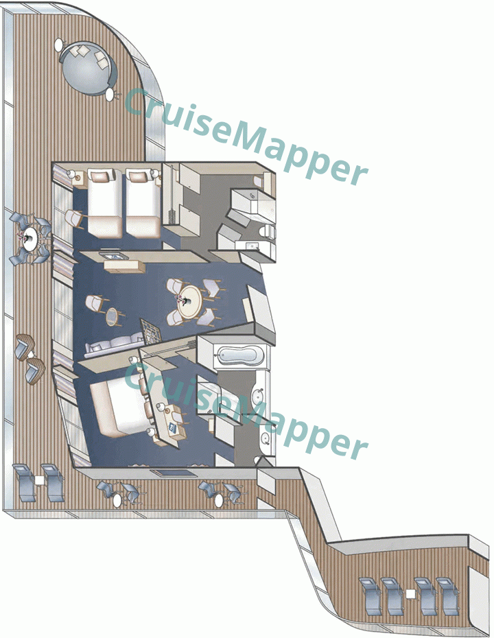 Sky Princess Cabins And Suites CruiseMapper