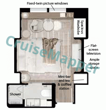 APT Ostara Window Suite  floor plan