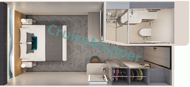 Norwegian Luna Inside Cabins  floor plan