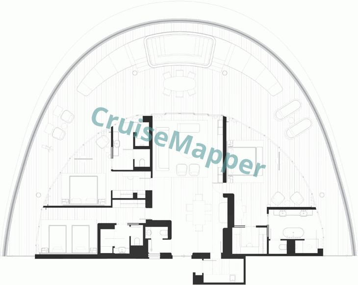 Four Seasons 1 3-Bedroom Malaga Suite  floor plan