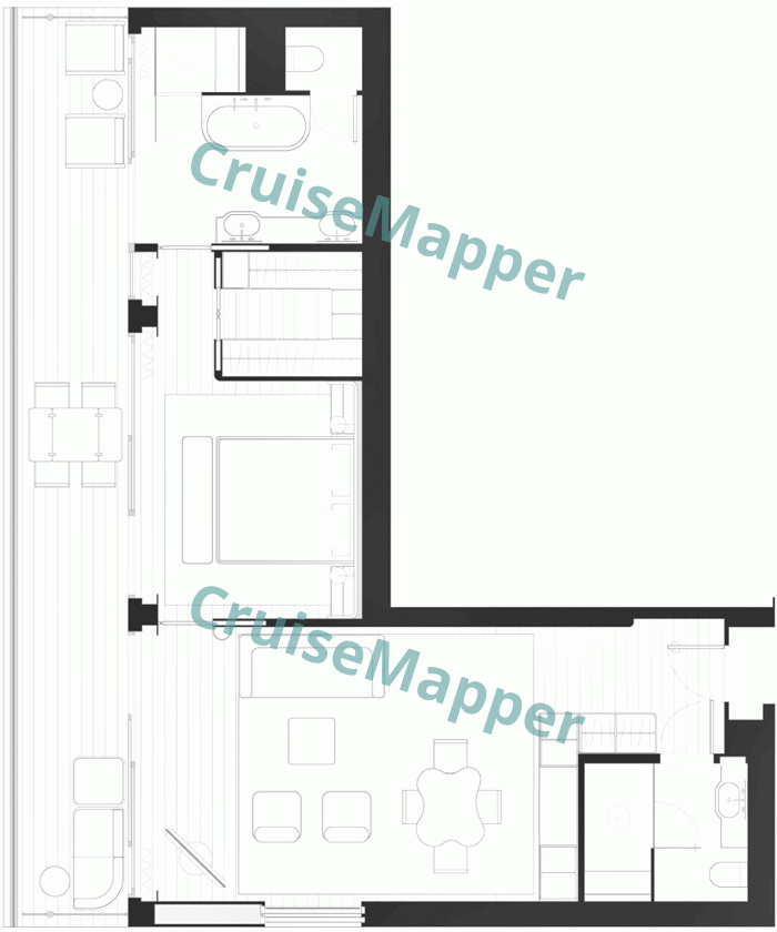 Four Seasons 1 Grand Ocean Suites  floor plan