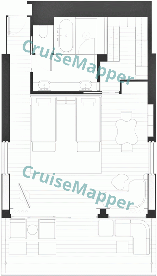 Four Seasons 1 Superior Seaview Suites  floor plan