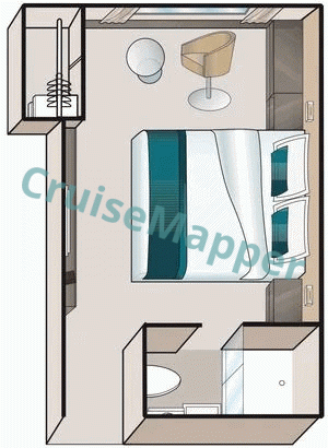 Amadeus Amara Window Cabin  floor plan