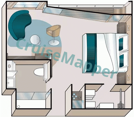 Amadeus Amara Balcony Amadeus Suite  floor plan