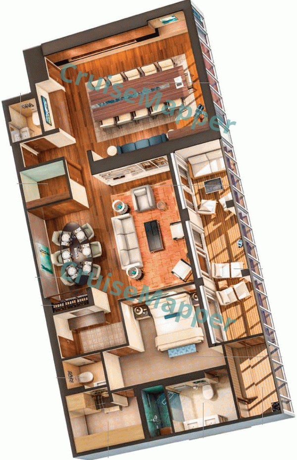 Viking Mira Owners Suite  floor plan