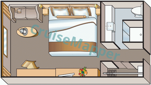 Viking Amun Window Cabin  floor plan