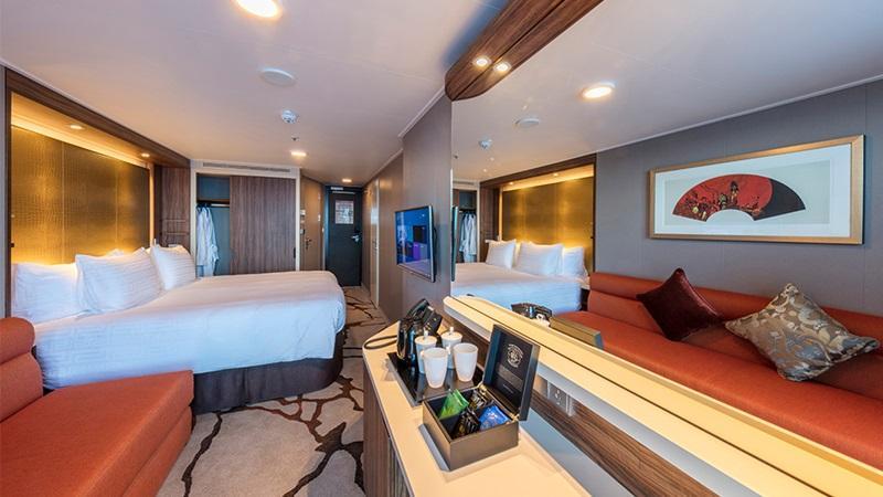 genting dream cruise interior stateroom 3 pax