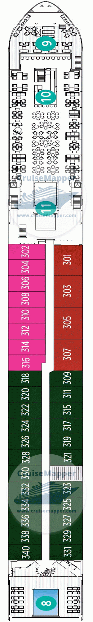 Emerald Astra Deck 03 - Horizon-Cabins-Lounge-Pool