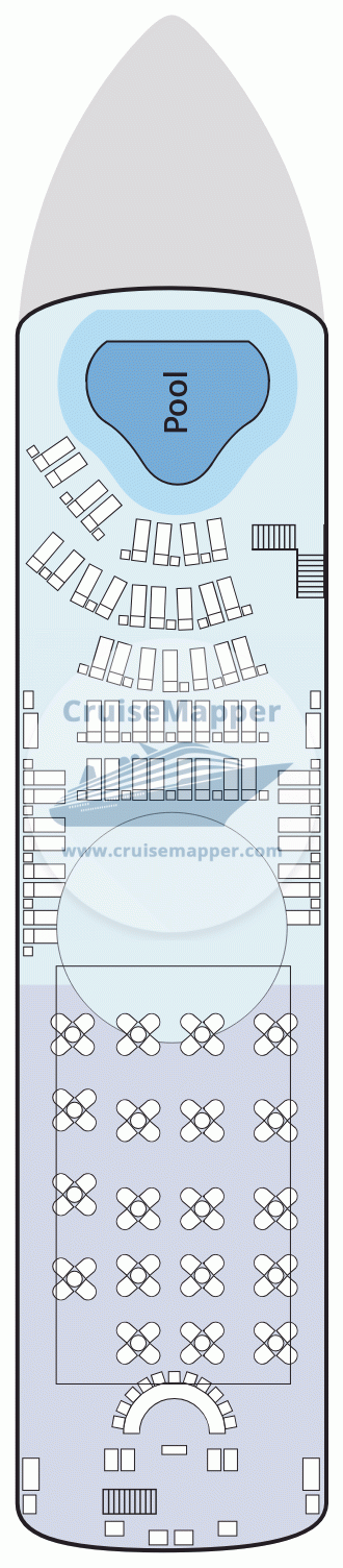 Viking MS Antares Deck 05 - Sundeck-Pool