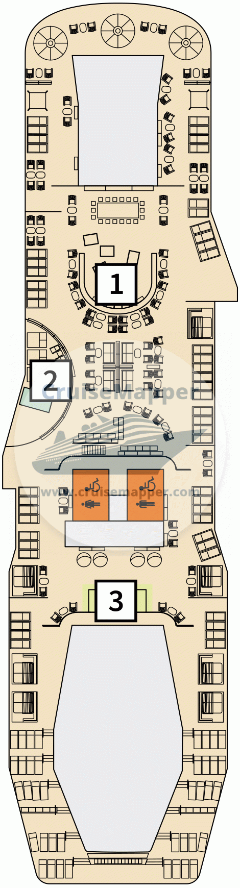 Mein Schiff Flow Deck 19 - Brise-Sundeck4