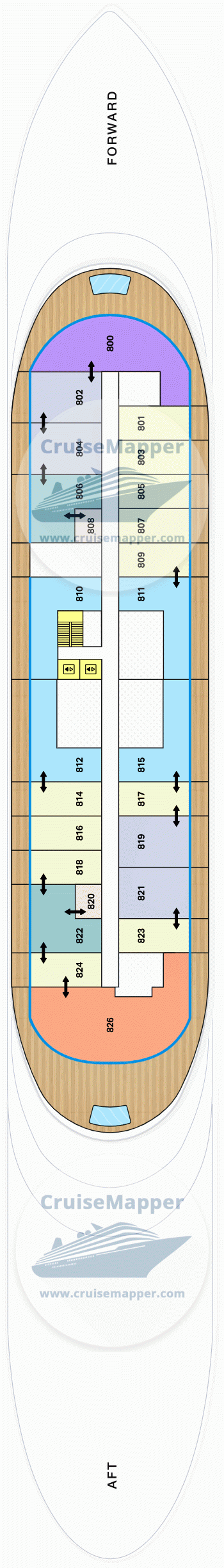 Four Seasons 1 Deck 08 - Cabins