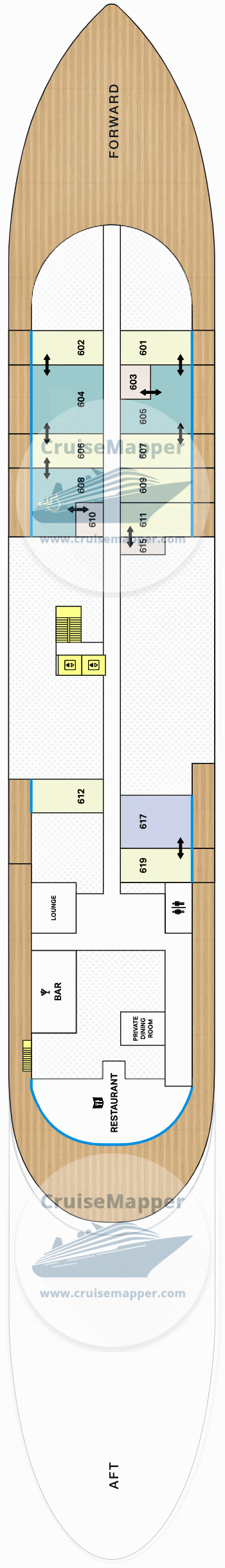 Four Seasons 1 Deck 06 - Cabins