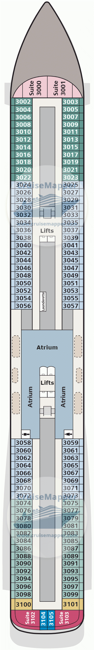 Viking Mira Deck 03 - Cabins