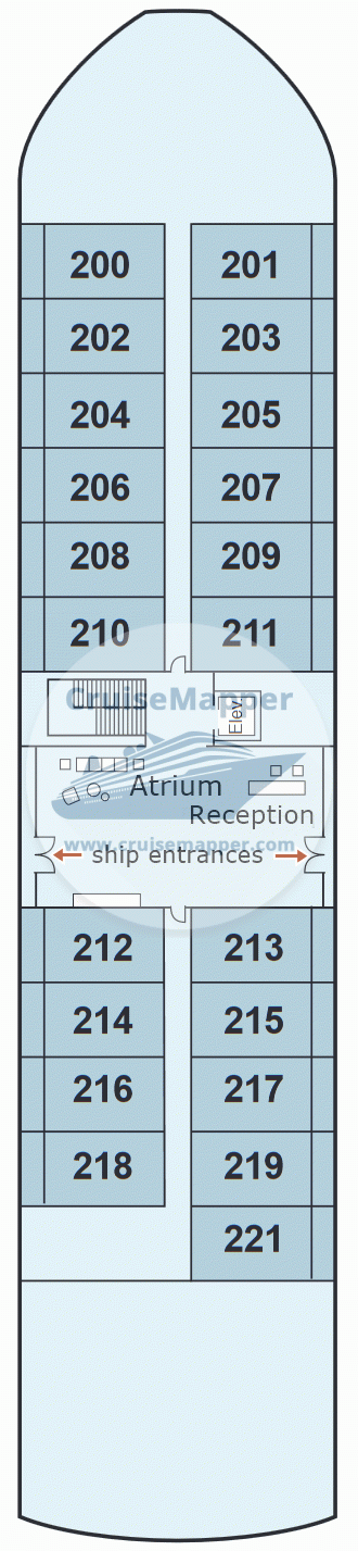 Viking Amun Deck 02 - Middle-Cabins-Lobby