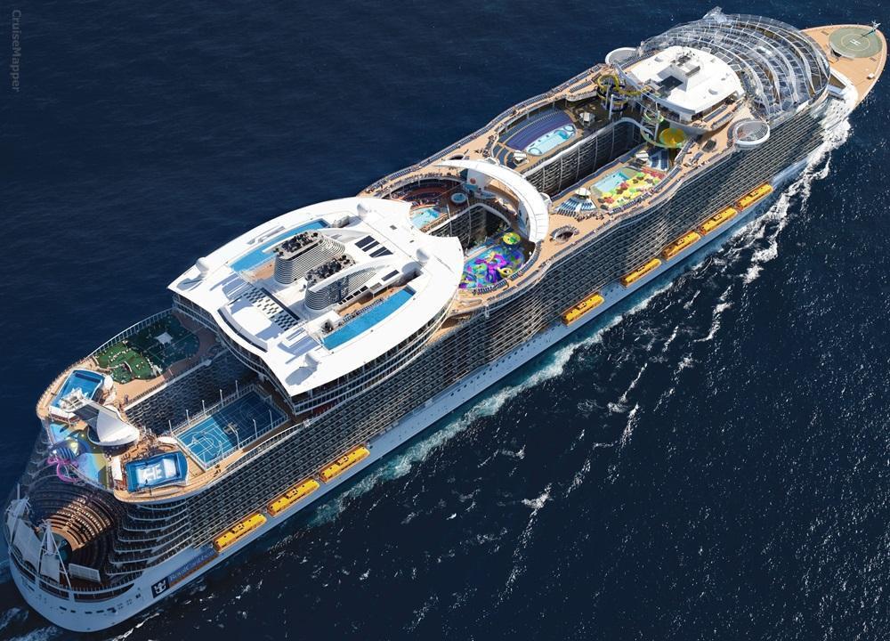 oasis class cruise ship fuel capacity