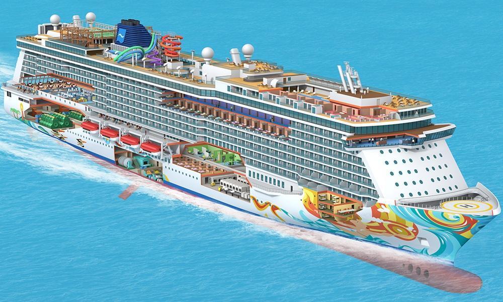 Norwegian Breakaway deck plan CruiseMapper