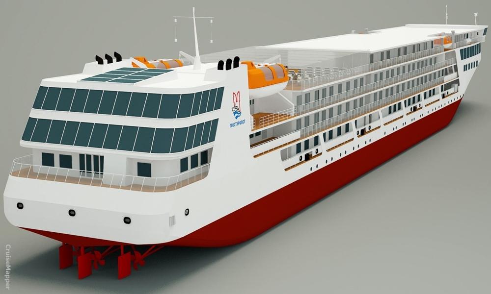 new Russian cruise ship design (stern / aft view)