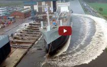 Amazing Ship Launching