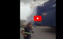 VIDEO: Ferry Strikes Pier in Santo Domingo