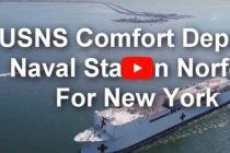 VIDEO: Hospital Ship heading to New York for Coronavirus aid