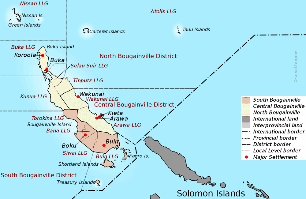 Bougainville Ww2 Map