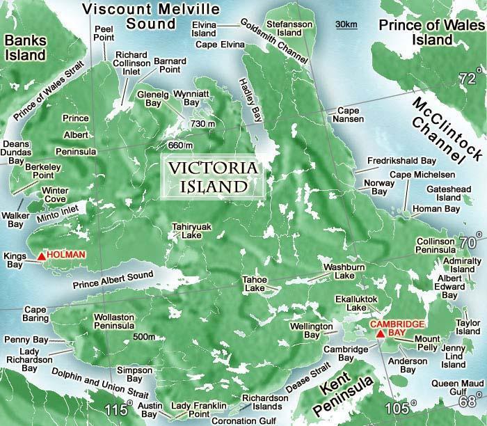 Victoria Island Cambridge Bay Nunavut Canada Cruise Port Schedule 