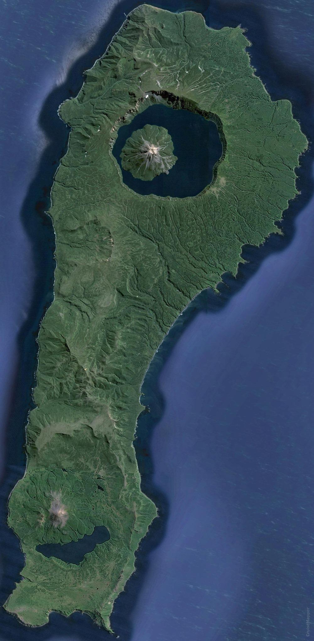 Остров Онекотан Курильские острова