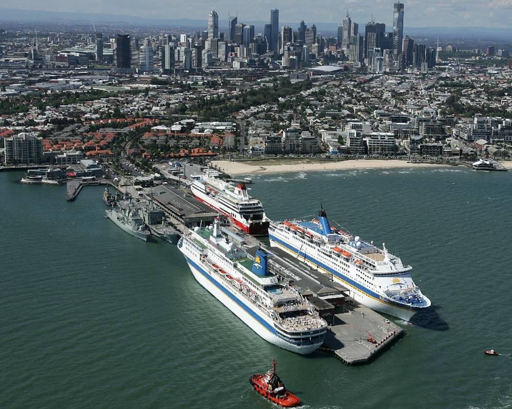 Melbourne Cruise Ship Terminal Map - States Of America Map States Of