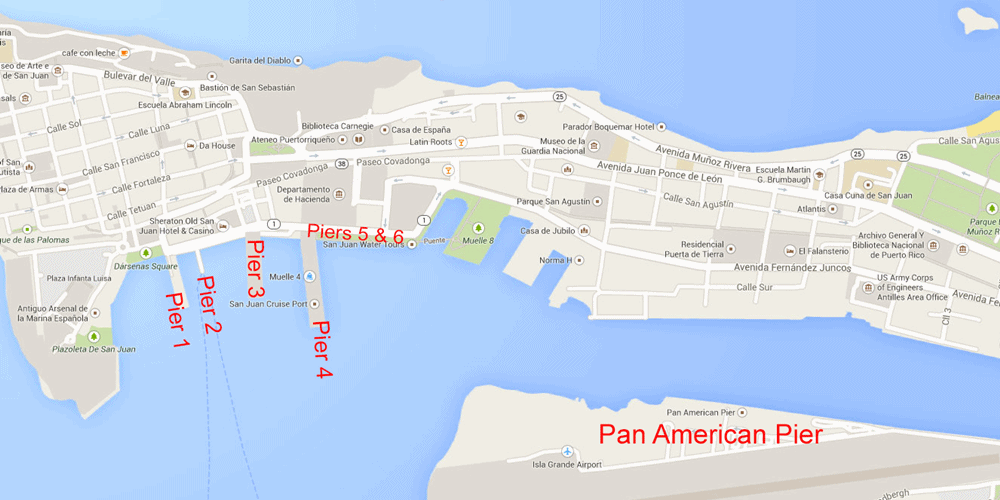 San Juan (Puerto Rico) cruise port schedule | CruiseMapper