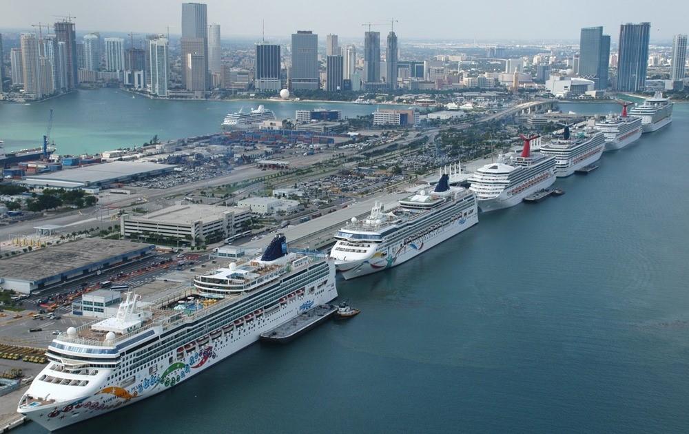 miami cruise terminal map Miami Florida Cruise Port Schedule Cruisemapper miami cruise terminal map