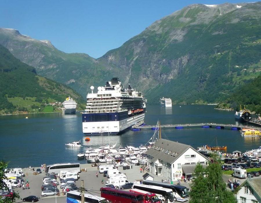 geirangerfjord norway cruise port