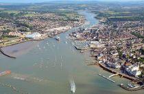 Ferry services between Isle of Wight and Southampton UK suspended due to Storm Herminia