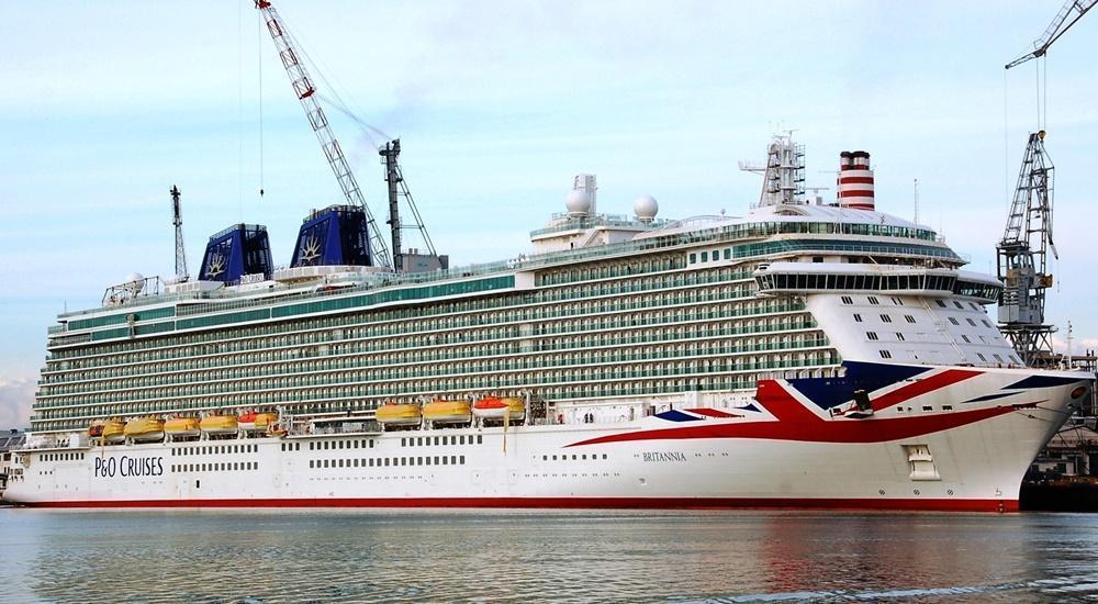 Britannia Itinerary, Current Position, Ship Review CruiseMapper