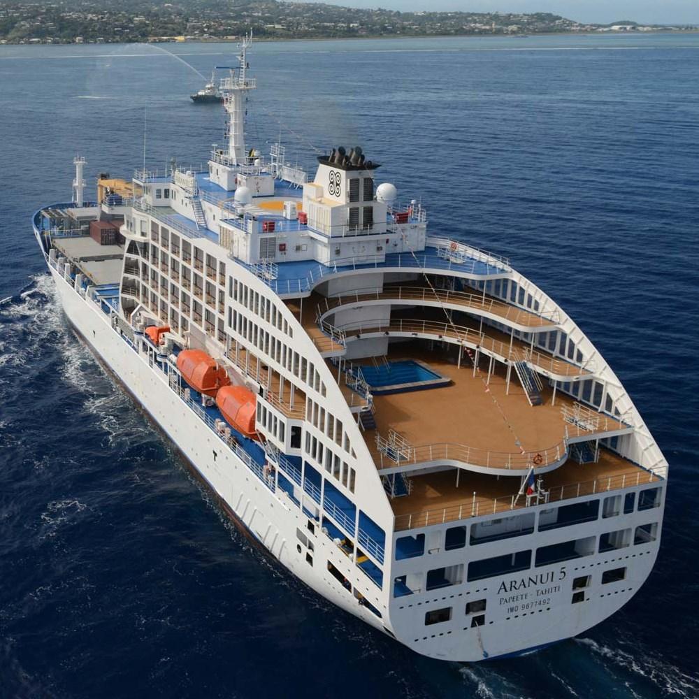 Aranui 5 Itinerary, Current Position, Ship Review CruiseMapper