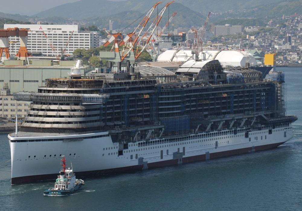AIDAperla cruise ship construction