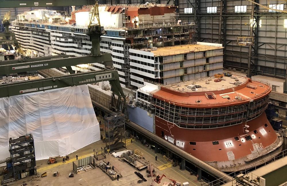 Odyssey Of The Seas cruise ship construction