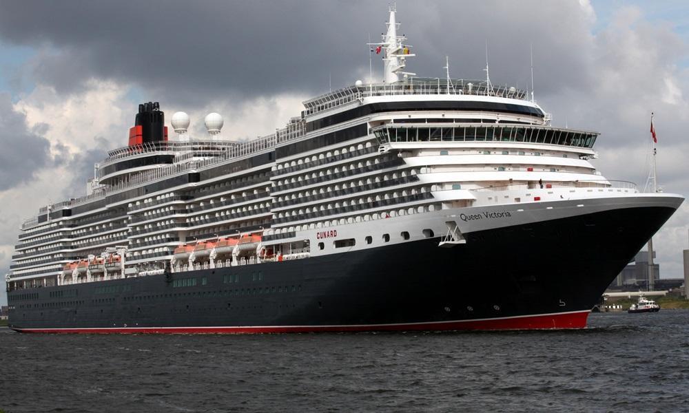 Cunard's cruise ship Queen Victoria enters drydock for repairs in Cadiz