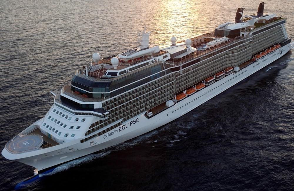 Celebrity Eclipse is the first cruise ship in AustraliaNew Zealand