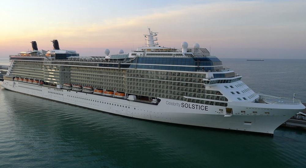 celebrity solstice cruise ship current position