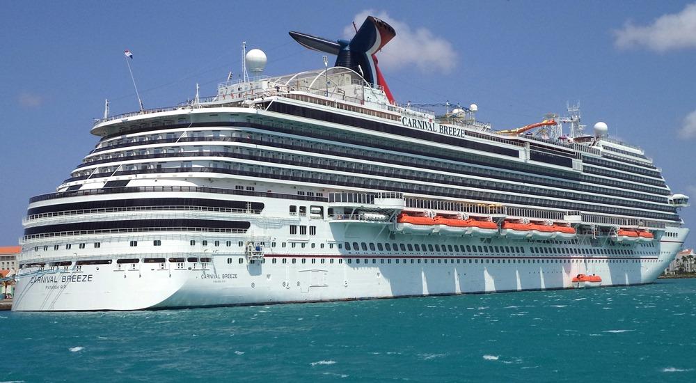CCLCarnival Cruise Line's ship Carnival Breeze restarts from Galveston