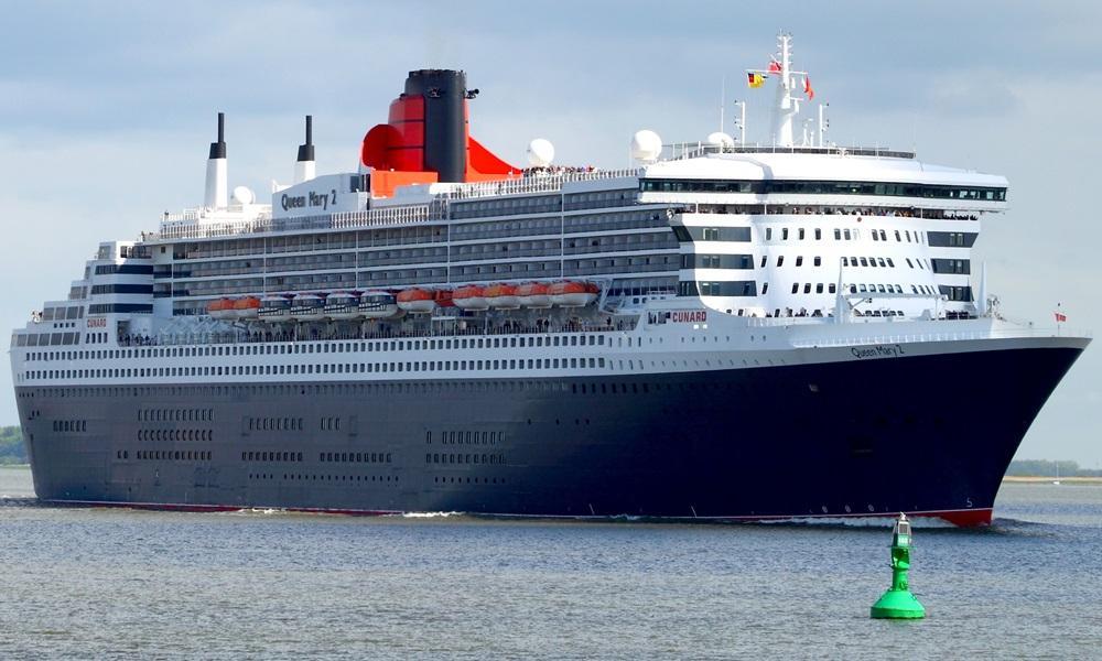 queen mary cruise ship position now
