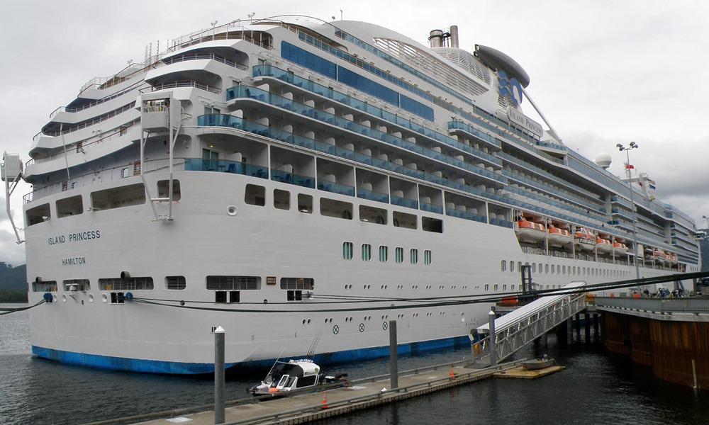 island princess cruise ship route