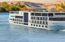 Viking Cruises' newest Nile River ship, Viking Aton, floated out